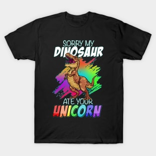 Funny T-Rex Unicorn Dinosaur Unicorn T-Shirt